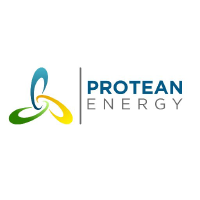 Logo of Protean Energy (POW).