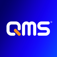Logo of QMS Media (QMS).