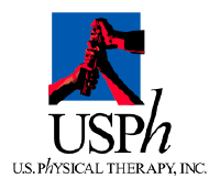 Logo of US Physical Therapy (USPH).