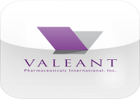 Logo of Valeant Pharma (VRX).