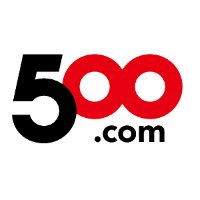 Logo of 500 com (WBAI).