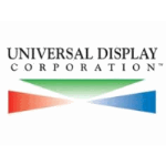 Logo of Universal Display (OLED).