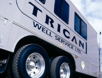 Logo of Trican Well Service (TCW).