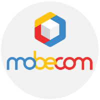 Logo of Mobecom (MBM).