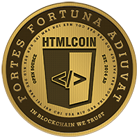 Logo of HTMLCoin (HTMLUST).