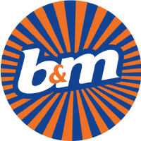 Logo of B&m European Value Retail (BME).