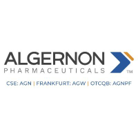 Logo of Algernon Pharmaceuticals (QB) (AGNPF).