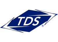 Logo of Telephone and Data Systems (TDS).