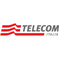 Logo of Telecom Italia (TI).