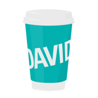 Logo of Davids Tea (DTEA).