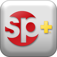 Logo of SP Plus (SP).