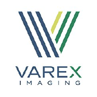 Logo of Varex Imaging (VREX).